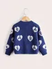 Toddler Boys Letter & Heart Pattern Cardigan SHE