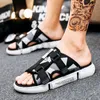 Men's Slippers Summer Quality Comfortable Soft Bottom Non-Slip Foot Massage Outdoor Fashion Personality Canvas Beach Sandals