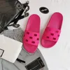 2022ss pantofole da donna moda punta aperta rotonda slip on sandali scorrevoli in gomma ragazze mocassini da spiaggia causali taglia euro 35-41