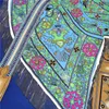マニュアルハンドロールツールシルクスカーフ女性カラフルなサドルプリントスクエアスカーープエチャループファムメーラップバンダナヒジャーブ90cm 902758