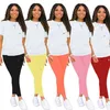 Lots en gros en vrac Clohtes tenues d'été femmes sans manches gilet haut glands pantalon deux pièces ensembles Casaul correspondant survêtement 3503