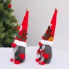 Antlers Snowflake Rudolph Gnomes Toy Party Leveringen Mannelijke vrouwelijke kabouters Santa Elf Dolls Kerstcadeaus Kerstfoto Props Decoraties Rood 9 9qy Q2