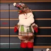 Dekoracje świąteczne świąteczne impreza dostarcza domowe ogród Święty Mikołaj Snowman Dolls Navidad Figurine na Nowy Rok Enfeites de Natal Merry D.