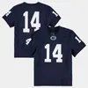 Xflsp 2022 College Custom Penn State Nittany Lions Stitched Football Jersey 21 Noah Cain 15 Enzo Jennings 26 Caziah Holmes 5 Jahan Dotson Cole