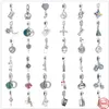 925 Sterling Silver Dangle Charm Ny ritbräda Kamera Slottshus Pendel Pärlor Bead Fit Pandora Charms Armband DIY Smycken Tillbehör