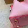 Hinkväska kvinnor mode axelväskor temperament handväska rosa casual totes shopping plånbok korthållare