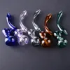 Smoking Accessories Colorful Rigs Glass Heady Oil Rig 4 Inch Bubbler Glass Bubblers Smoke Pyrex Pipe Small Bong Nano Dab Colored Smoked Pipes