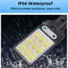 Luz solar de LED externo com modo de luz Motion Sense Sense Waterproof Solar Lamp Controle Remoto para o Jardim Steet Patio Patio J220531