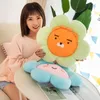 Coussin de fleur mignon en peluche, coussin de voiture de bureau d'étudiant, coussins de chaise de salle à manger de dessin animé, jouets d'animaux en peluche