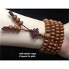 BRO003 Buddhist 108 Old Red Star Moon Rosary 9x6mm Natural Real Lotus Bodhi Prayer Abacus Beads