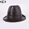 Bérets hommes femmes Unsex véritable véritable cuir de vachette chapeaux mode en peau de mouton casquettes Fedoras casquette couvre-chefbérets