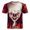 French sale Clown Dutch T Shirt Men Joker Face Male tshirt Short Sleeve Funny Shirts ops ees avatar chile 220623