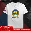 Mongolia Cotton T -shirt Anpassad Jersey -fans DIY Namnnummer Tshirt Hip Hop Loose Casual T Shirt Mng Mongol Mongolian 220616