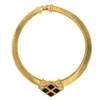 Tobyj new Choker show collarbone color gem antique Collar Necklace