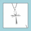 Pendant Necklaces Prettycrosses For Women Luxury Jewelry Hip Hop Long Chain Necklace Mens Vipjewel Drop Delivery 2021 Pendant Vipjewel Dhvgb