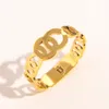 Designer Branded Bracelets Women Bangle Luxury Designer Letter Jewelry 18K Gold Plated Stainless steel Wedding Lovers Gift Bangles Wholesale ZG1359