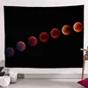 India Moon Tapestry Dekoracja nocna dekoracja tła sypialnia ściana akademika boho home dekoracje mural J220804