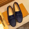 A4 2022 جودة الجودة الإيطالية أحذية جلدية حقيقية الرجال المتوازيين اللباس غير الرسمي أحذية فاخرة العلامات التجارية لينة Mocasins مريحة على حذاء قارب الحذاء 38-46
