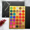 Lidschatten-Palette mit 35 Farben, professionell, mehrfarbig, birnenförmig, schimmernde Make-up-Kombination, Lidschatten-Palette, Augen-Make-up-Werkzeuge, Marmor-Papieretui, individuell angepasst