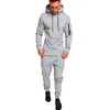 Herrbyxor Autumn Mens Tracksuit Top Bottom Sport Jogging Sweat Suit Trousers Pant Hoodie Coat M-2xlmen's Drak22