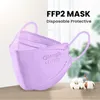 Fish-shaped knife mold KN95 mask disposable dust-proof protection double melt-blown 3D stereo adult face masks