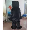 Scena Fursuit Black Bear Mascot Costiums Carnival Hallowen prezenty unisex dorosłych gier imprezowych strój wakacyjny obchody kreskówek stroje postaci