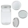 1 stks Tinplate Mason Jar Deksels Sets Herbruikbaar 70/86 mm Regelmatig brede mond-lekbestendige afdichting Zilver Mason Canning Cover Keukenbenodigdheden