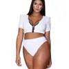 costume da bagno donna sexy costumi da bagno costumi da bagno nuoto costumi da bagno set due pezzi nero bianco rosso colore plus size vita alta senza reggiseno ferretto estate costumi da bagno bikini