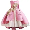 Robes de baptême Flower Girls Mariage Party Enfants Costume Kids Princesse 3 6 10 Year321H3463326