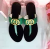 Pantofole firmate da donna diapositive scarpe da pantofola Estate sexy da uomo di lusso designer sandali in vera pelle Appartamenti vecchio fiore Infradito a righe causali Ladies Beach k8tP #