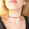 Bohemiska handgjorda regnbågspärlor Choker halsband Boho färgglada pärlhalsband kvinnor strandsmycken