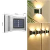 Multiple style Solar Garden Lights Up and Down Outdoor Small Step Light Waterproof Warm White Nordic Style Deck Lighting Illuminat306U