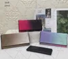 Designer femmes sacs à main multicolore portefeuilles porte-cartes classique poche portefeuille longue bourse 2213