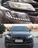 أضواء رأس البضائع التلقائية لـ Audi Q7 2006-20 15 LED LED LENSOR LENS DRL النهار تشغيل المصابيح الأمامية البديلة