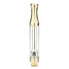 2pcs Refillable Oil Cartridge Ceramic Coil 1mL Leak-proof Glass Tank For 510 Thread Battery