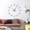 Diverses têtes de crâne autocollant décoratif grand squelette mort crâne moderne nouveauté cadeau personnalisé bricolage grande horloge murale 220615