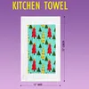 Serviette de cuisine en forme d'arbre de noël, cuisson à séchage rapide pour le nettoyage quotidien de la cuisine et de la maison, 15x25 pouces, 3 pièces