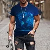 Herren T-Shirts AI Technology Data Chart Series Hip Hop T-Shirt Männer Frauen 3D-gedrucktes übergroßes T-Shirt Harajuku-Stil Sommer Kurzarm-Top