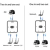 ハブポートデスクトップギガビットネットワークスイッチ10/100 / 1000MbpsイーサネットアダプターRJ45スイッチャーLAN SwitchingUSB USB