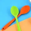 Silicone Mini Salad Spoons Cream Stirring Soup Spoon Hotel Banquet Party Cake Dessert Scoops Kitchen Baking Tableware Scoop BH6659 WLY