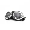 Lunettes de moto rétro lunettes Vintage Moto classique lunettes pour Harley pilote Steampunk ATV vélo cuivre casque