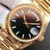 Relógio masculino de alta qualidade, relógio bp maker 40mm, data do dia, presidente 18k, ouro amarelo, movimento asiático 2813, relógios masculinos automáticos