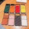 Caixa de telefone para Samsung Galaxy Z Flip 4 3 5G Casos de designer de moda Casos de celulares hardbonotes