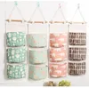 Hanging Organizers 3 Grid Wall Door Organizer Container Storage Bags flamingo Storage Sundries Pouch CCE13992