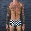 Roupa de banho masculina amor a dor pampage treinamento swin perna boxer troncos de natação anti-gota impressão calcinha calças men's208c