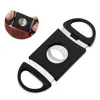 Portable Cigar Cutter Plastic Blade Pocket Cutters Round Tip Knife Scissors Manual Stainless Steel Cigars Tools 9x3.9CM F0704G02
