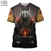 PLstar Cosmos Horus Antico Dio Egizio Occhio d'Egitto Faraone Anubi faccia 3d Stampato T Shirt Uomo Donna Unisex Streetwear 220623