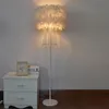 145CM de haut décor à la maison articles de nouveauté blanc plume lampadaire famille hôtel rvb ornement lumière pour mariage cadeau de noël