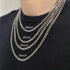 Chains Classic Cuban Chain Men Necklace Stainless Steel 3/5/7mm Wide Curb Link For Women Choker JewelryChains Sidn22