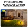 태양 LED 정원 조명 야외 방수 RGB 흰색 노란색 조명 태양 경로 잔디 빛 크리스마스 정원 장식 풍경 손질 램프